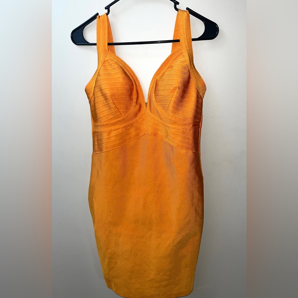 Fashion Nova Orange Mini Dress